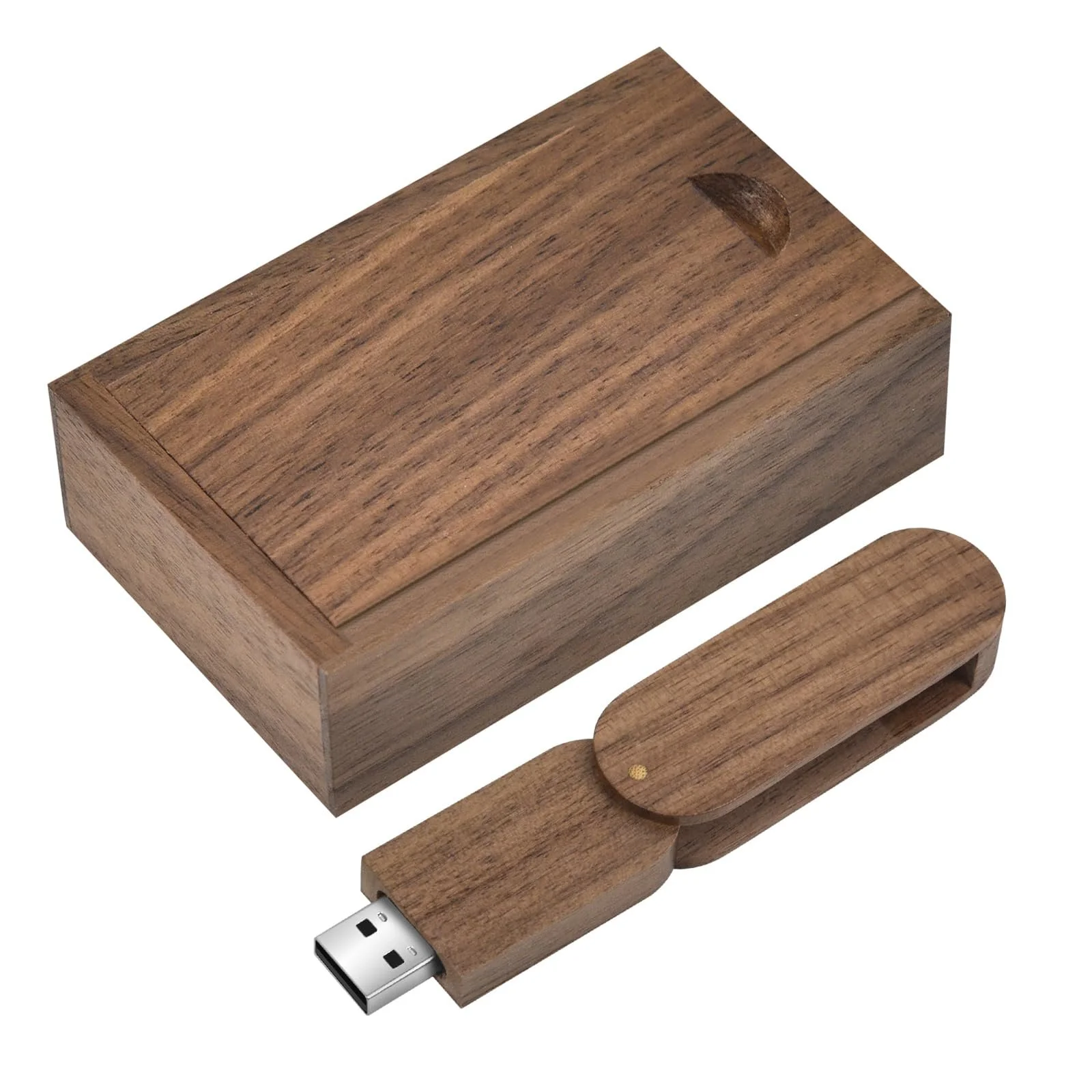 USB накопичувач Wooden 16 GB USB 2.0 with Wooden Box, фото №1