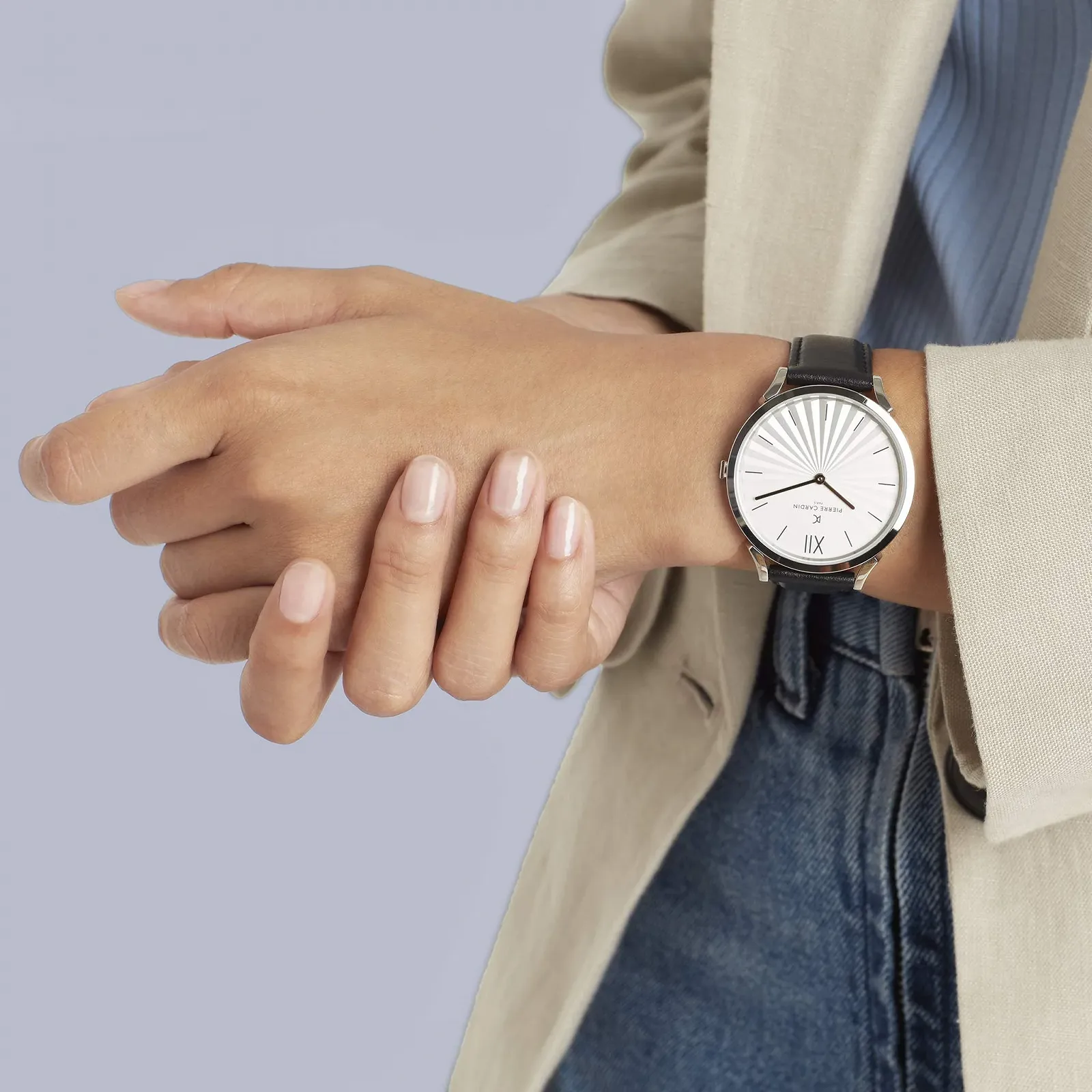 Унисекс часы Pierre Cardin Pigalle Аналоговые Кожаный Ремешок, Черный/Белый/Серебряный, Ремешок, фото №6 Унисекс часы Pierre Cardin Pigalle Аналоговые Кожаный Ремешок, Черный/Белый/Серебряный, Ремешок, фото №6