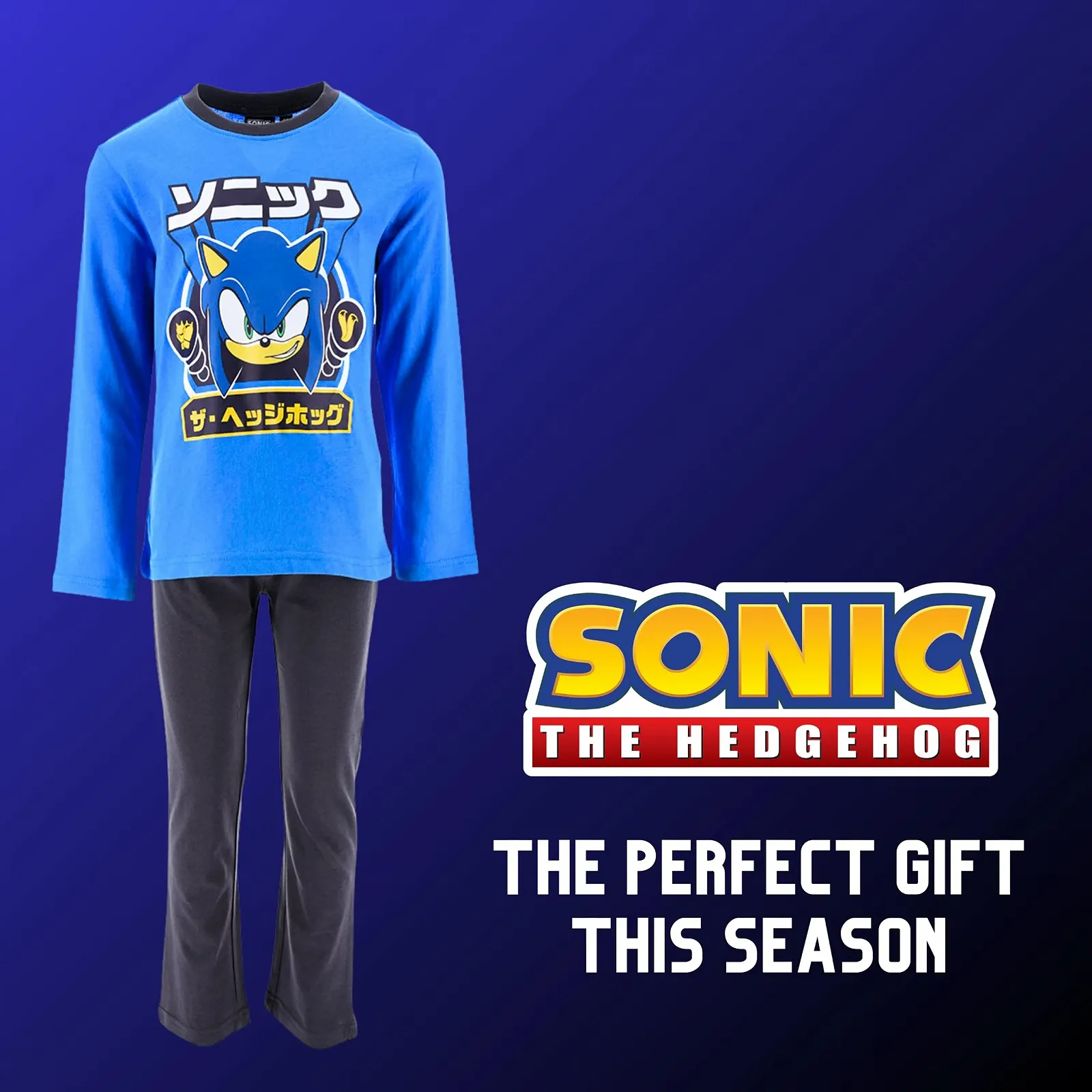 Комплект пижамный Sonic The Hedgehog для мальчиков: футболка и длинные штаны, 2 предмета, фото №9 Комплект пижамный Sonic The Hedgehog для мальчиков: футболка и длинные штаны, 2 предмета, фото №9