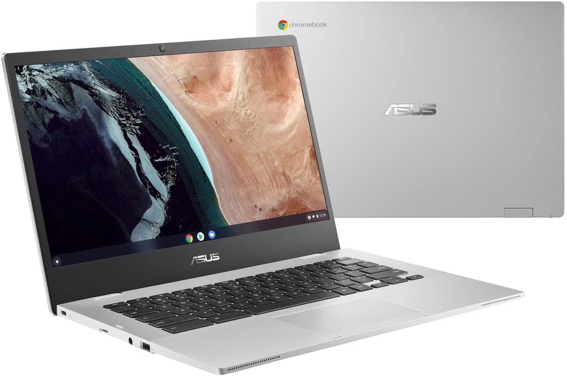 Ноутбук 14" ASUS Chromebook CX1400CKA-EK0138 Intel Celeron N4500 RAM 8GB eMMC 64GB 12г батарея ChromeOS (UKR), фото №1