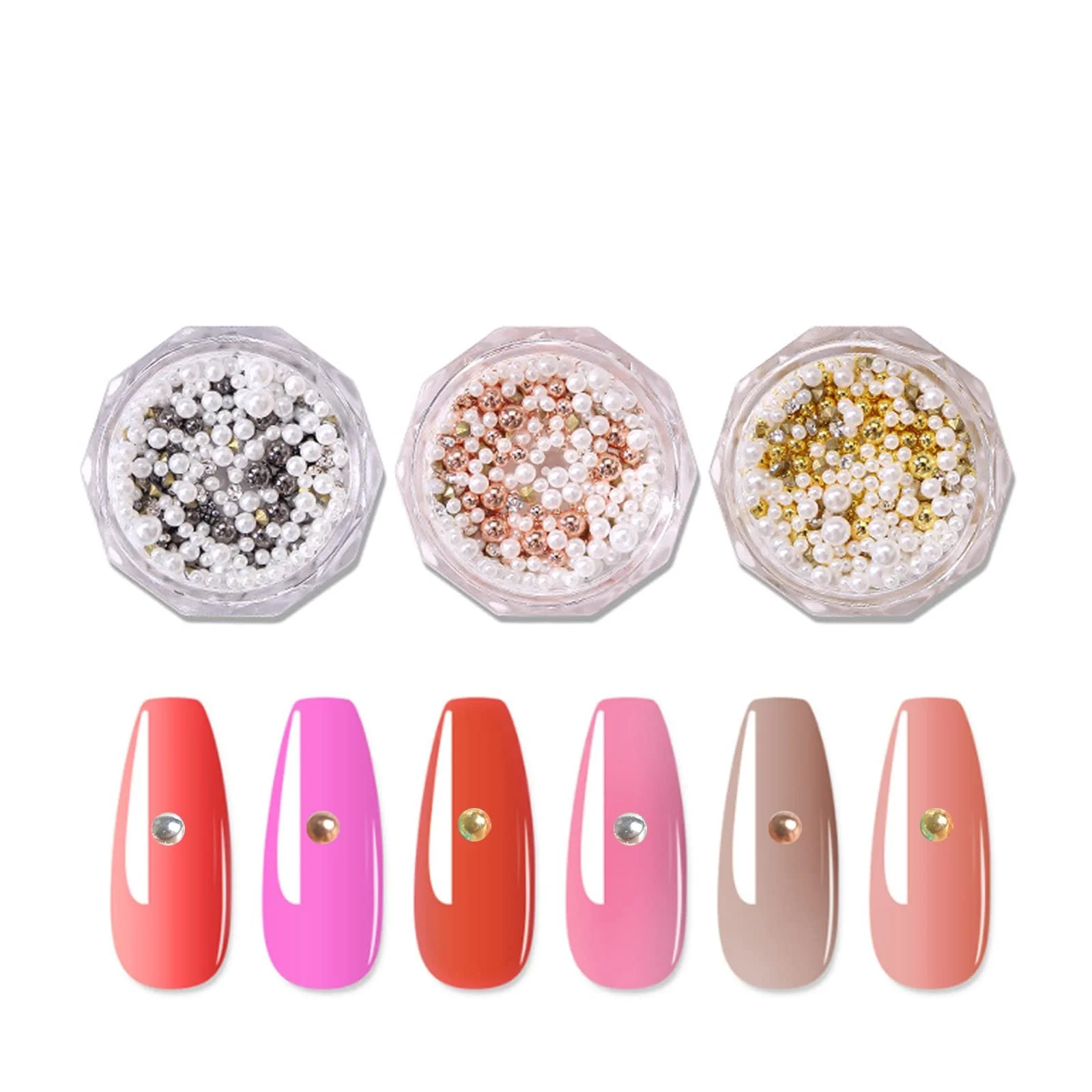 Бусины для ногтей Микс размеров Микро Икра для ногтей 3D Мини Бусины Подвеска-шарик из стали для самостоятельного декорирования ногтей Балетные туфли Розовое золото Серебро, фото №1 Бусины для ногтей Микс размеров Микро Икра для ногтей 3D Мини Бусины Подвеска-шарик из стали для самостоятельного декорирования ногтей Балетные туфли Розовое золото Серебро, фото №1