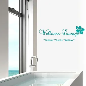 Наклейка на стіну Wandkings Wellness Lounge 50 x 17 см synthetic.ua - Фото 1