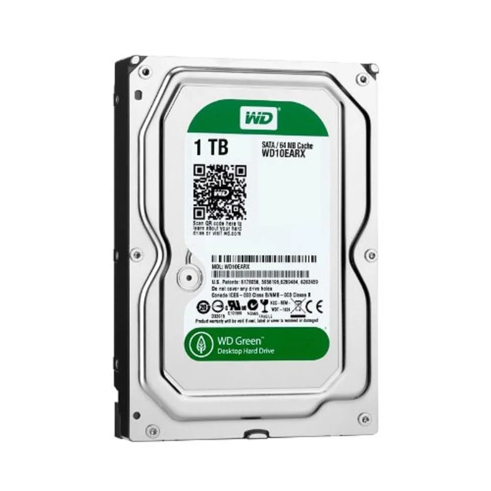 Внутренний жесткий диск Western Digital Caviar Green 1 ТБ SATA 6 Гбит/с, фото №1
