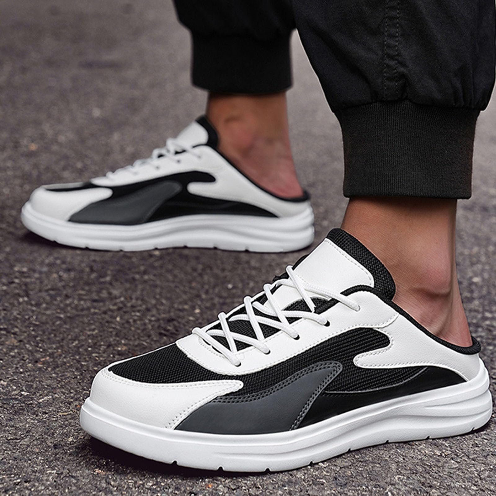 Мужские Кроссовки Pain Relieving Comfort для Бега по Дорогам, Без Рук, Слипоны, Износостойкие, для Фитнеса на Открытом Воздухе и Ежедневного Использования, фото №6