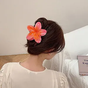 Заколка-краб для волос Цветок Гавайский цветок Сильная фиксация Пляжный цветок Яркие цвета Форма цветка для тонких и густых волос цена на synthetic.ua - Фото 1 Заколка-краб для волос Цветок Гавайский цветок Сильная фиксация Пляжный цветок Яркие цвета Форма цветка для тонких и густых волос synthetic.ua - Фото 1