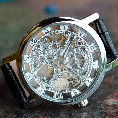 Годинник Winner Silver II Срібний, фото №9