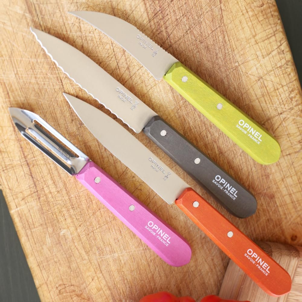 Набор кухонных ножей Opinel 50's Retro Multicoloured, фото №7