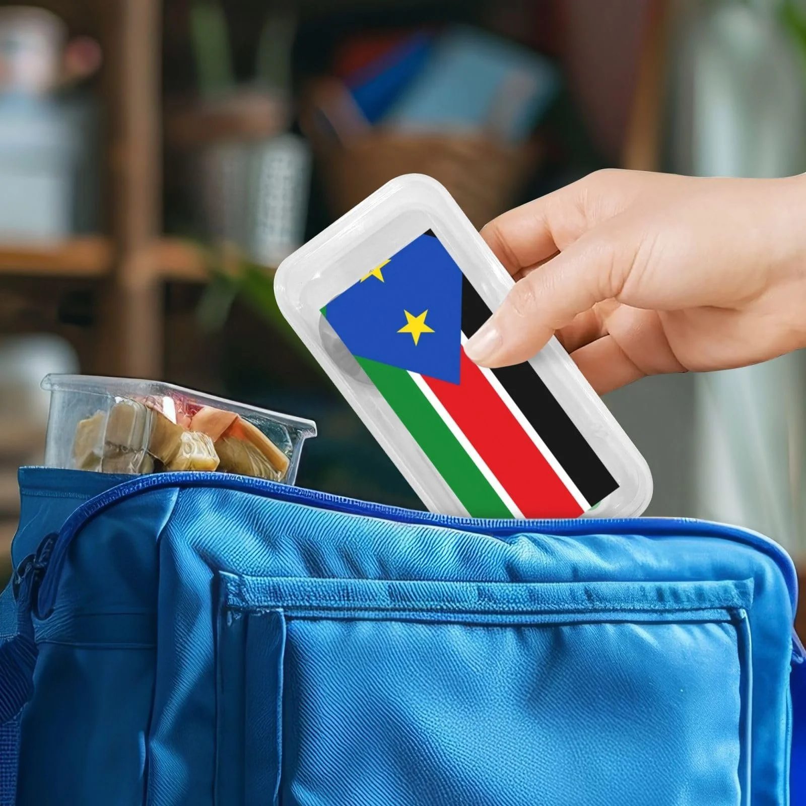 Дитячий набір столових приборів з трьох предметів Flag South Sudan з принтом багаторазовий, фото №7 Дитячий набір столових приборів з трьох предметів Flag South Sudan з принтом багаторазовий, фото №7