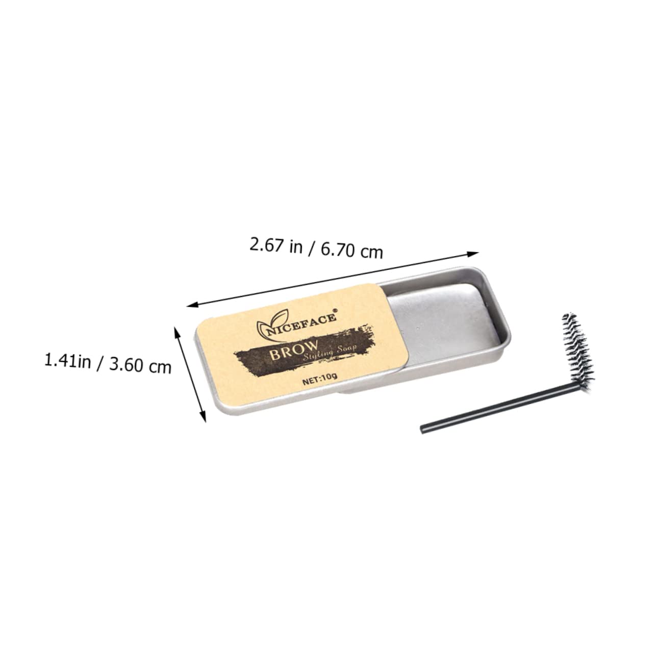 Seife Amosfun Augenbrauen Creme Gel-Textur Fräulein Trimmen Kosmetika 2 Sätze, фото №5