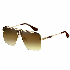 Солнцезащитные очки SHEEN KELLY Ретро Большого размера для мужчин и женщин - Фото 1