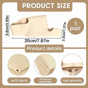 Шкарпетки для корекції Hallux Valgus, 2 шт., роздільник для великого пальця ноги, м’які та дихаючі synthetic.ua - Фото 1