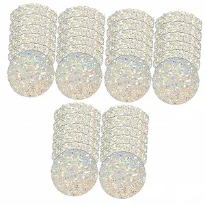 Стразы Gypsophila FRCOLOR 300 штук, плоские, для украшений, кабошоны из кристаллической смолы - Фото 1