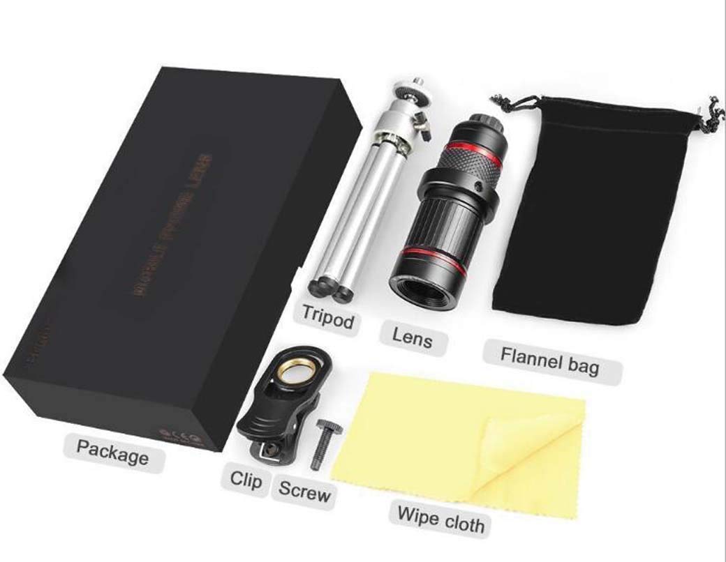 Телескопический объектив HD Focusing Mobile Phone 18X Metal Universal Telephoto Lens, фото №4