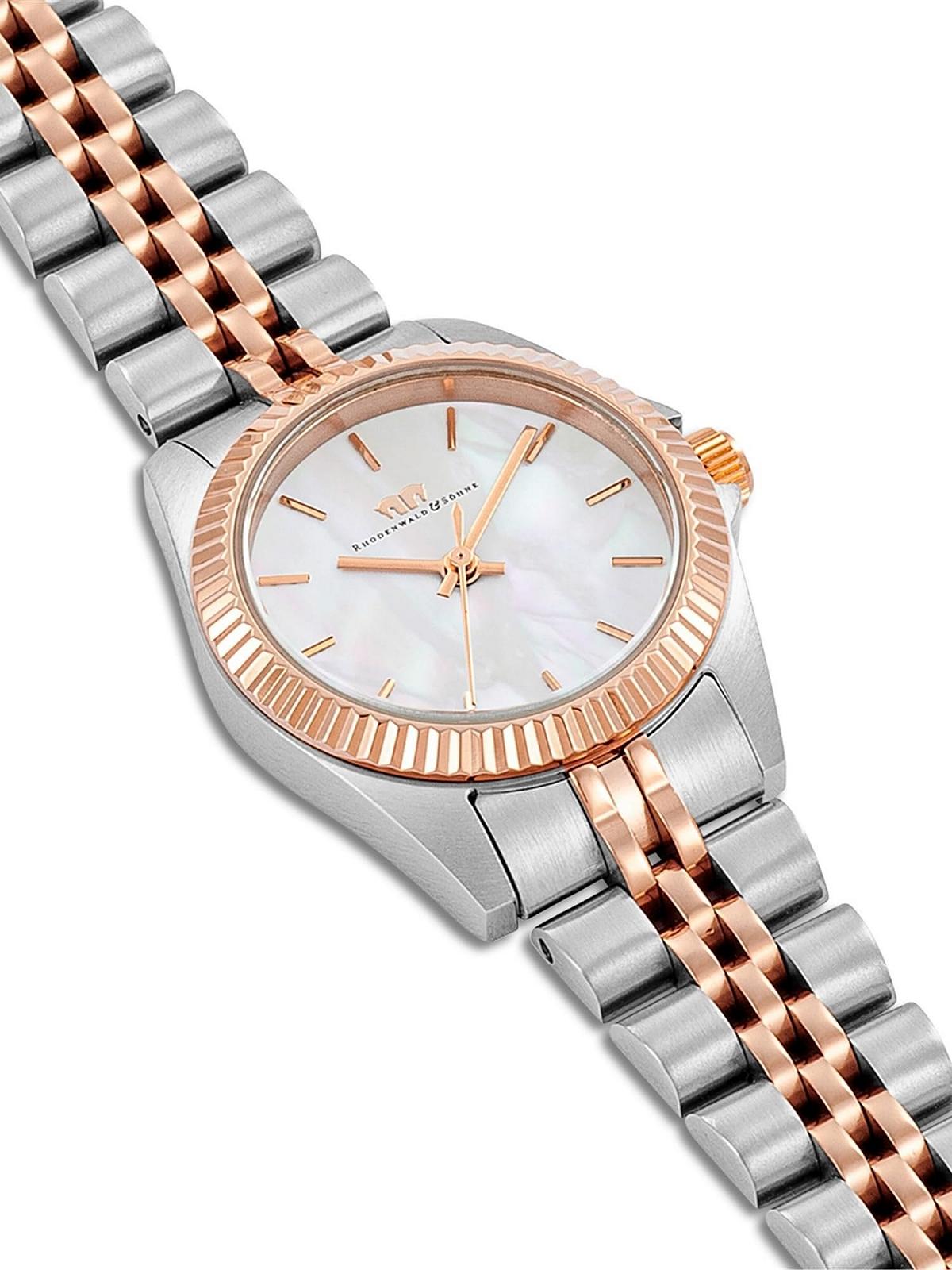 Женские часы Rhodenwald & Söhne 10010366 Кварцевый Аналоговый Японский Механизм Серебристо-Розовое Золото, фото №5 Женские часы Rhodenwald & Söhne 10010366 Кварцевый Аналоговый Японский Механизм Серебристо-Розовое Золото, фото №5