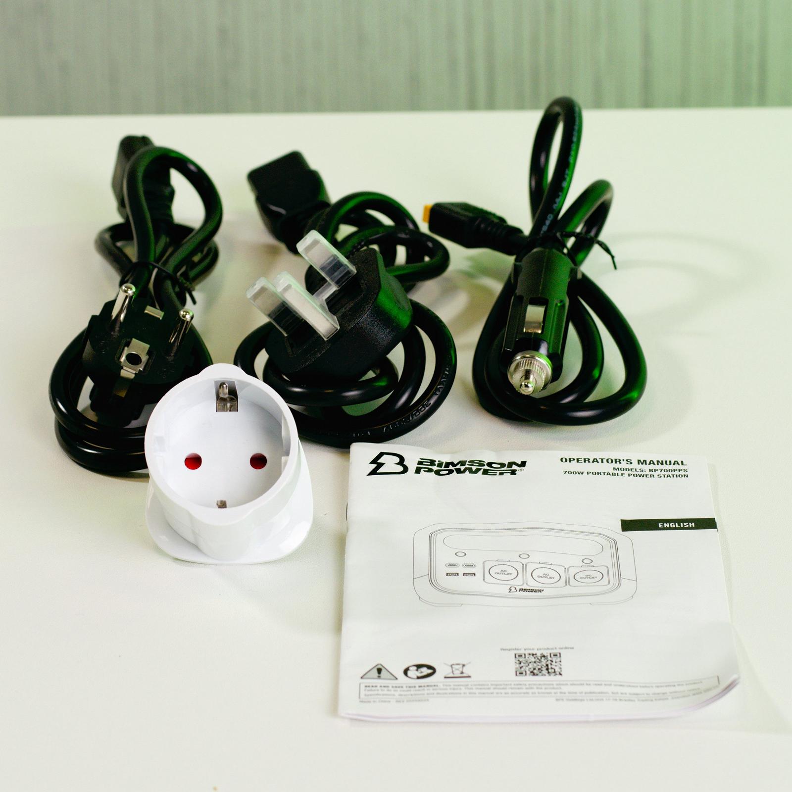 Зарядная станция Bimson Power BP700PPS 1400 Вт / 700 Вт / 512 Вт*ч / LiFePO4 / Быстрая зарядка 1 час, фото №8