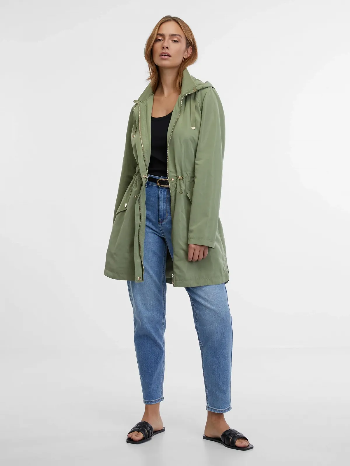 Куртка ORSAY Женская Водонепроницаемая Зимняя Хаки, фото №3 Куртка ORSAY Женская Водонепроницаемая Зимняя Хаки, фото №3