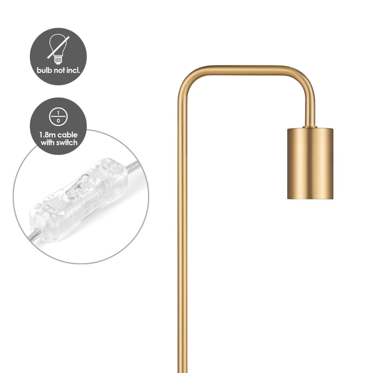 Настільна лампа Home Sweet Home Modern Noble 20.3/20.3/40 см E27 Мармур та Метал Матова бронза, фото №3