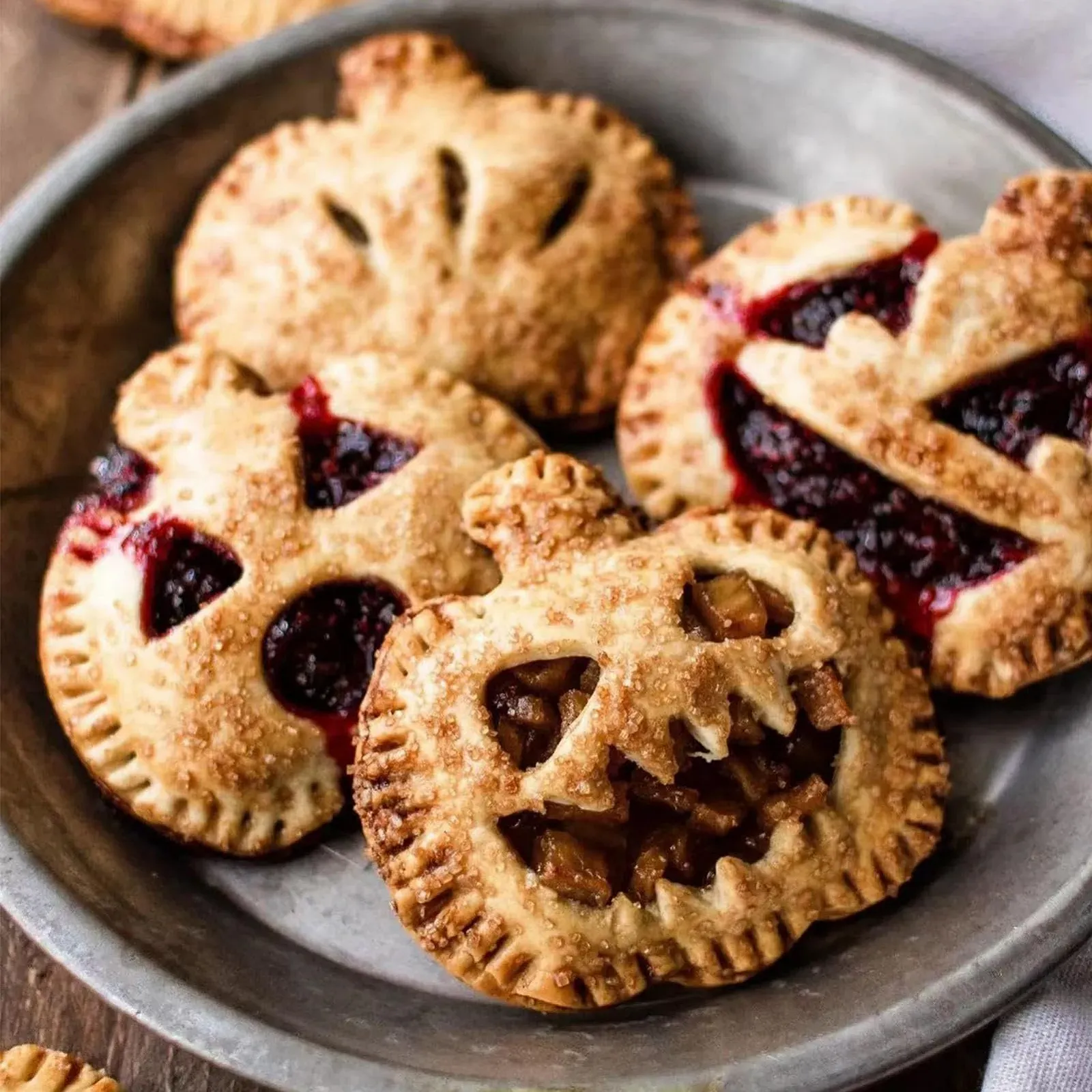 Набір форм для пиріжків та паштету 3 шт. мініформи рельєфні для печива та м'яса, фото №5