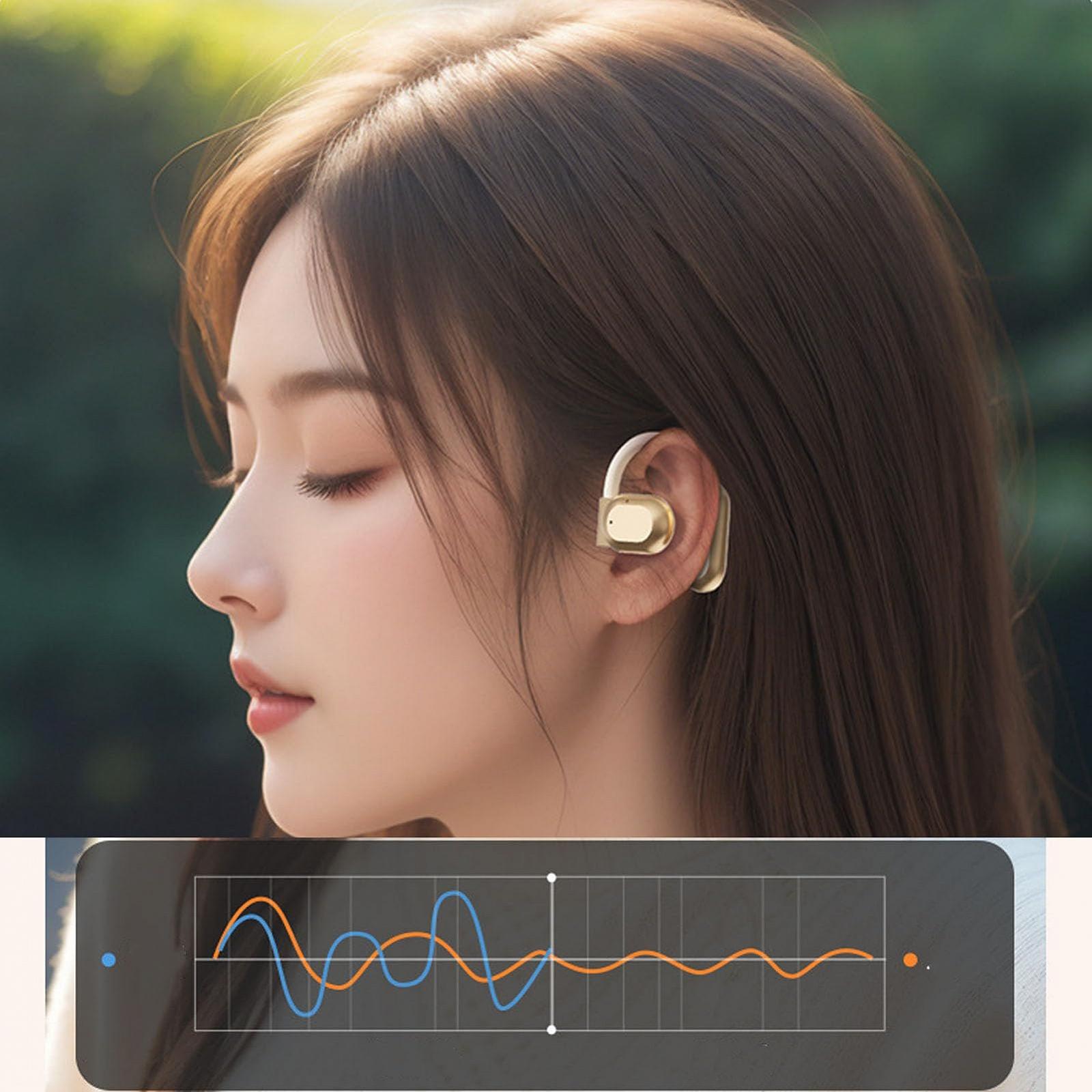 Беспроводные наушники Annadue AI для перевода, телесного цвета, фото №4