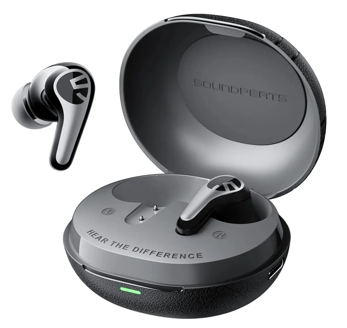 Навушники SOUNDPEATS C30 Hi-Res LDAC Audio ANC Black, фото №4