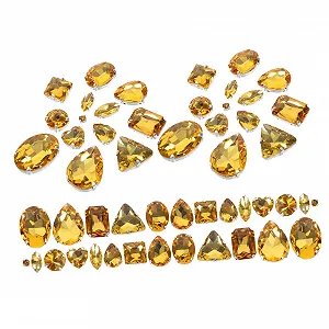 Стразы нерегулярные Lurrose для пришивания на одежду и свадебные украшения - Фото 1