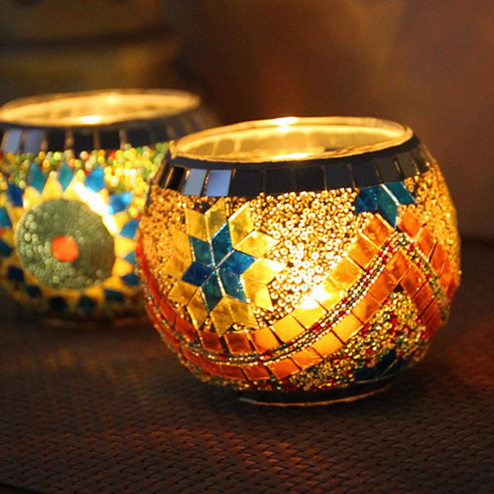 Ліхтар Підсвічник Скло Мозаїка, фото №5