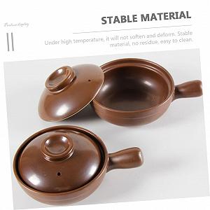 Кастрюля для тушения POPETPOP керамическая термостойкая с боковыми ручками synthetic.ua - Фото 1