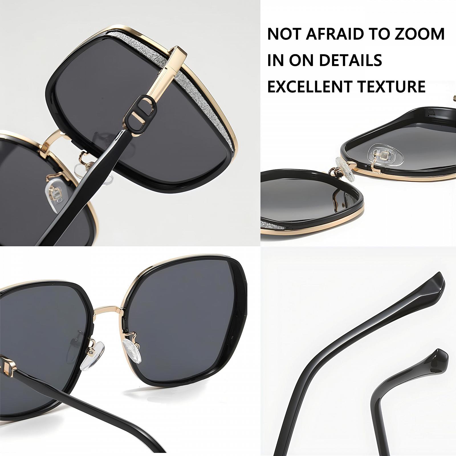 Поляризовані сонцезахисні окуляри Жіночі YAVO-EU UV 400 Вінтажні Поляризовані Великі Для подорожей, водіння та риболовлі, фото №3 Поляризовані сонцезахисні окуляри Жіночі YAVO-EU UV 400 Вінтажні Поляризовані Великі Для подорожей, водіння та риболовлі, фото №3