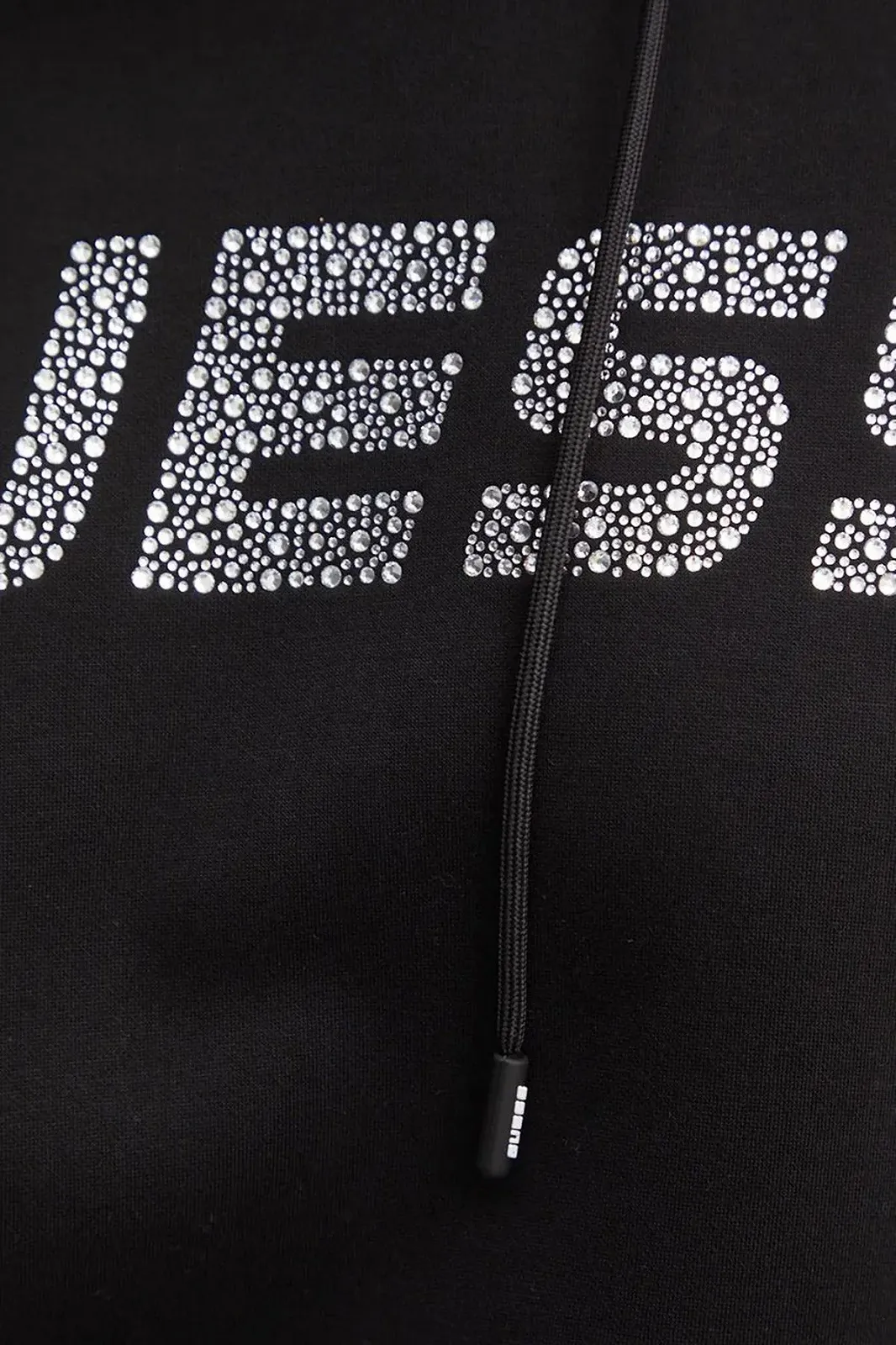 Женский свитер с хлопковым украшением Guess Cecilia Stone Черный S, фото №4 Женский свитер с хлопковым украшением Guess Cecilia Stone Черный S, фото №4