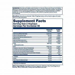 Hair Nutrients 120 vcaps synthetic.ua - Фото 1
