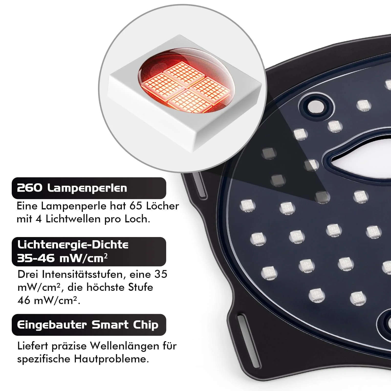 LED Лампа для обличчя з червоним світлом та охолоджуючою маскою, ближнє інфрачервоне світло + 7 кольорів LED, фото №5 LED Лампа для обличчя з червоним світлом та охолоджуючою маскою, ближнє інфрачервоне світло + 7 кольорів LED, фото №5