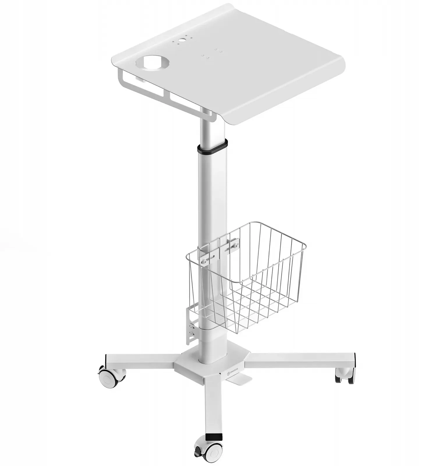 Столик для ноутбука на колесах ONKRON LMG30-W, белый, фото №1