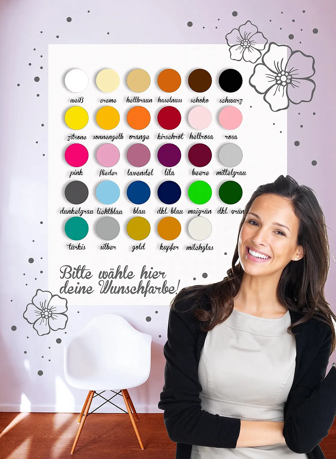 Наклейка на стіну Flower Vine Hibiscus Hawaiian M1804, фото №7 Наклейка на стіну Flower Vine Hibiscus Hawaiian M1804, фото №7