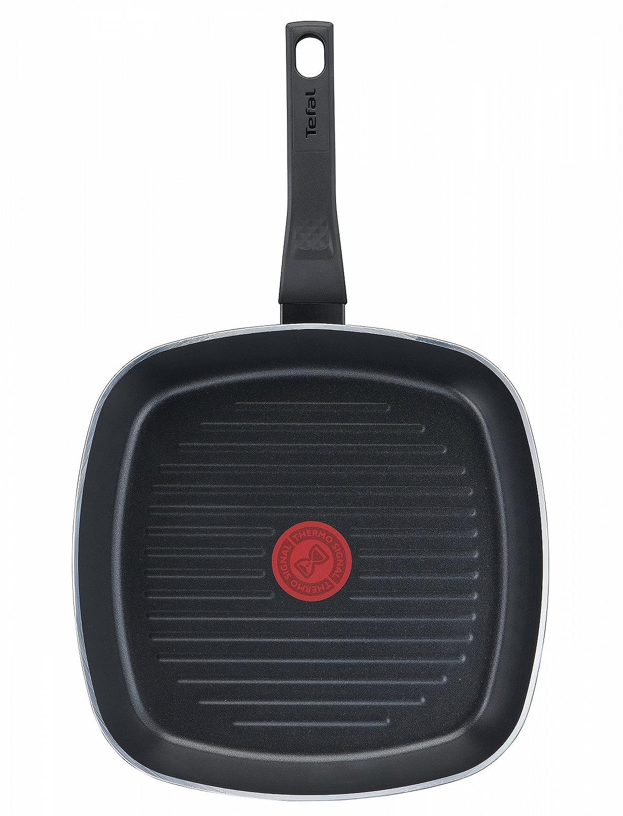 Сковорода-гриль Tefal Easy Cook & Clean B55540 26 x 26 см, чорний, фото №2