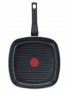 Сковорода-гриль Tefal Easy Cook & Clean B55540 26 x 26 см, чорний synthetic.ua - Фото 1