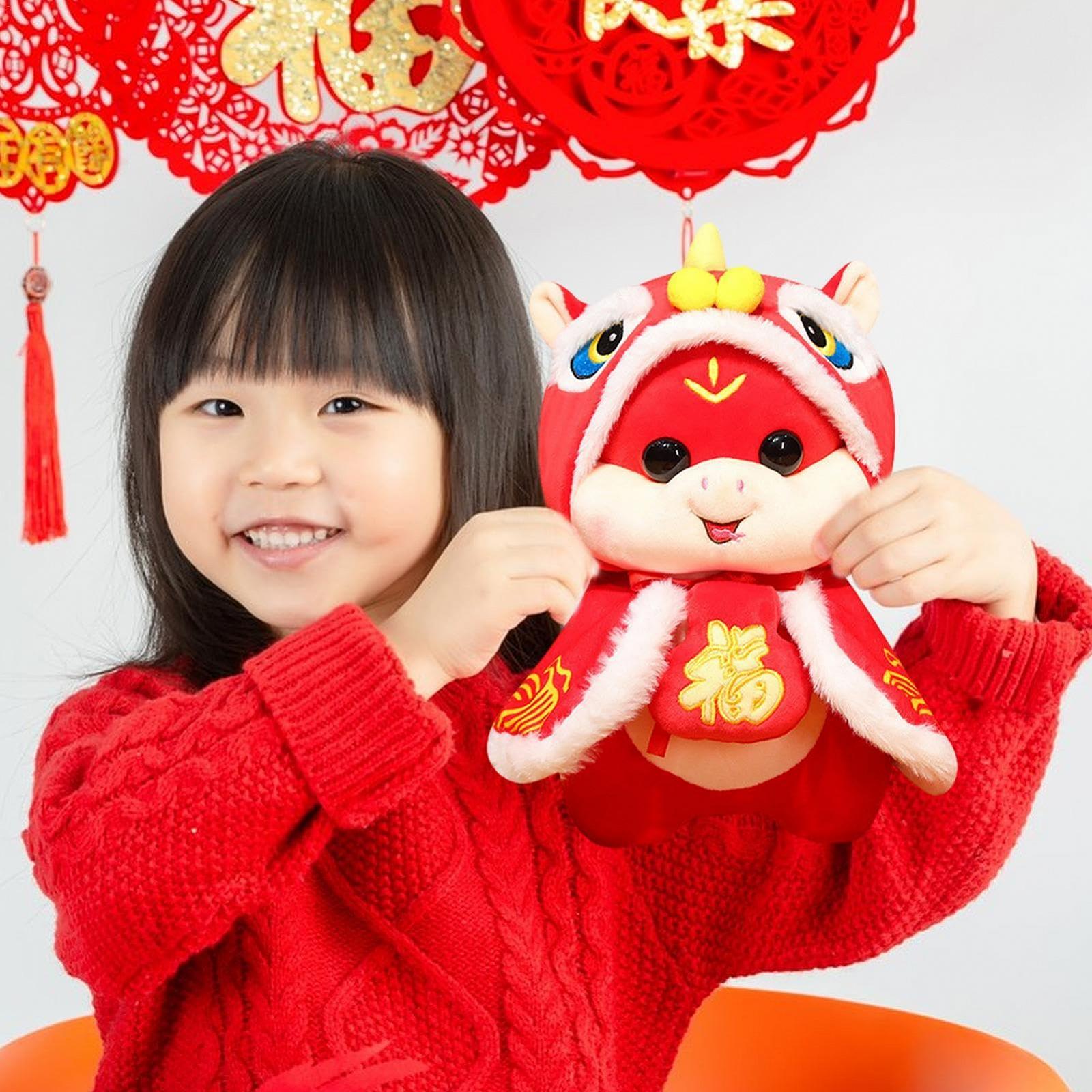 Плюшевая игрушка Змея Год змеи 2025 Плюшевая талисман, фото №3