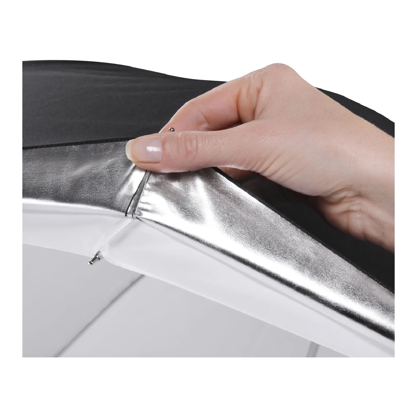 Зонтик фотографический Walimex Pro 2-in-1 Reflex 109 см Белый, фото №4