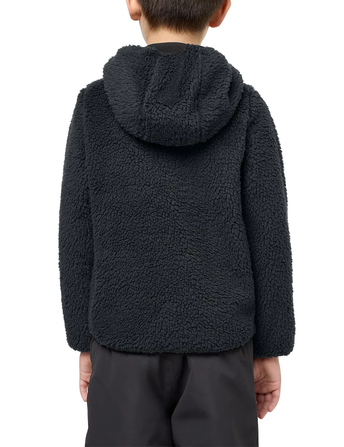 Флісова куртка з капюшоном Jack Wolfskin Ice Curl Hood для дівчат K, фото №4