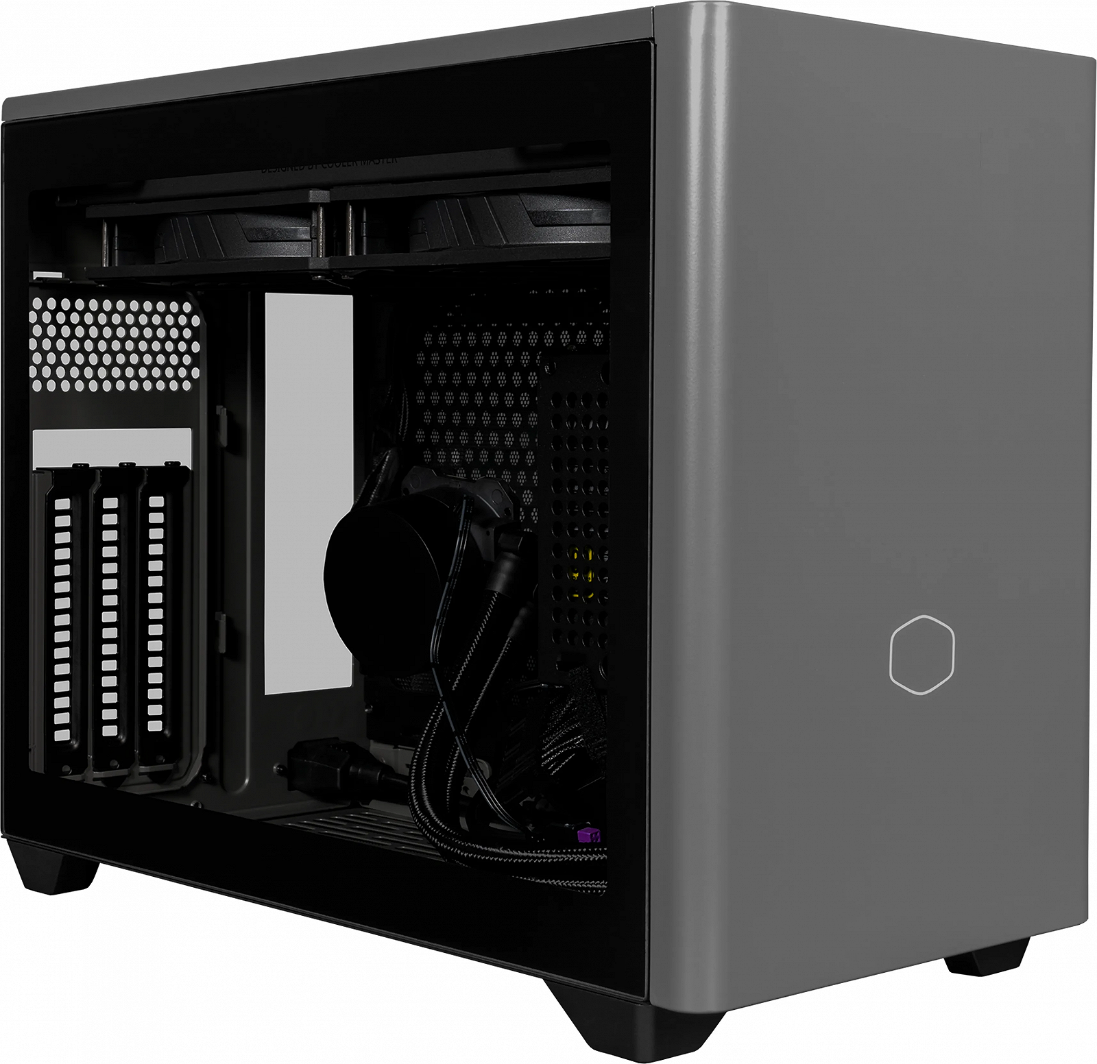 Корпус Cooler Master MasterBox NR200P MAX / V850 SFX Gold / радіатор 280 мм / Mini-ITX / PCIe 4.0 Riser / Сірий, фото №1
