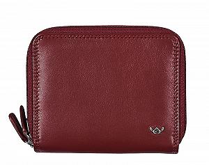 Кошелек Golden Head Polo 2-Zip Red, красный, модный - Фото 1