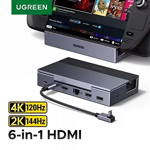 Купити Док-станція Ugreen 6в1 CM800 100W Steam Deck, ROG Ally, Nintendo, X Legion - Фото 1 Док-станція Ugreen 6в1 CM800 100W Steam Deck, ROG Ally, Nintendo, X Legion - Фото 1