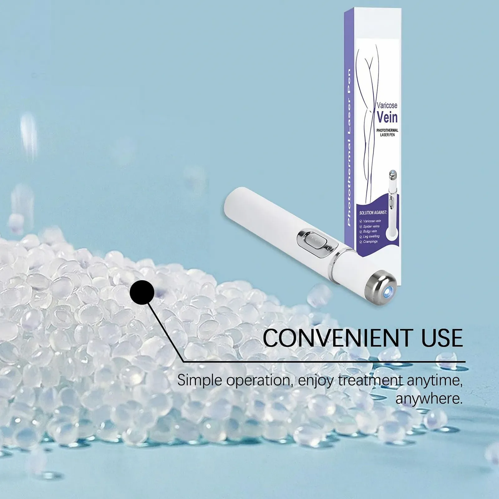 Прилад для видалення судинних зірочок Wireless Vein Care Pen для щоденного використання, фото №4