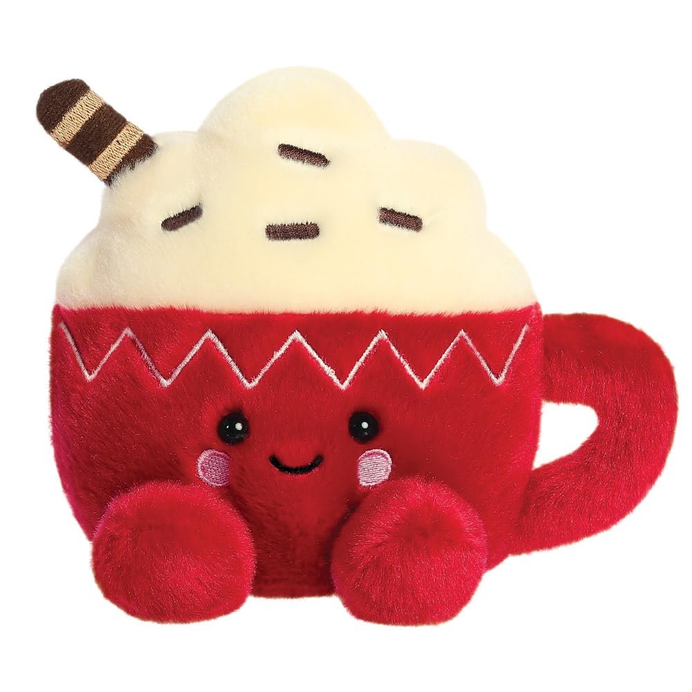 Мягкая игрушка Aurora Palm Pals Cassia Hot Cocoa 13 см Красно-белый, фото №1 Мягкая игрушка Aurora Palm Pals Cassia Hot Cocoa 13 см Красно-белый, фото №1