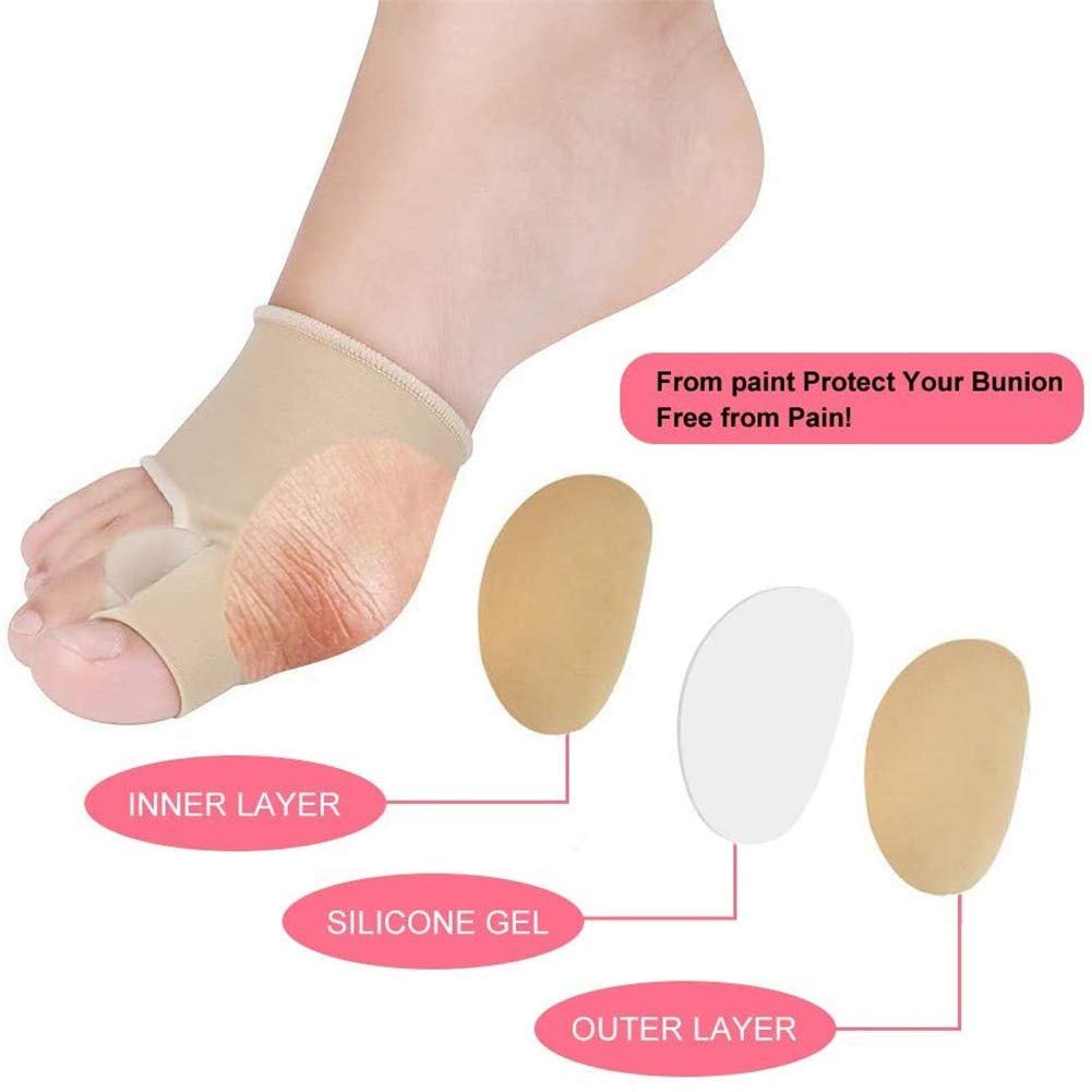 Роздільник для пальців ніг Силіконовий 2 шт Hallux Valgus Корекція Захист від вальгусної деформації стопи, фото №7