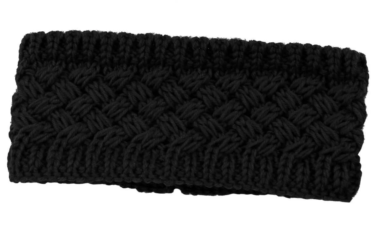 В'язана пов'язка на голову для жінок SB001, фото №3