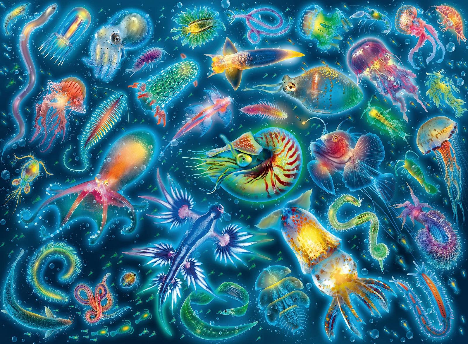 Пазл Ravensburger 17375 Colourful Jellyfish 500 елементів 12+, фото №1