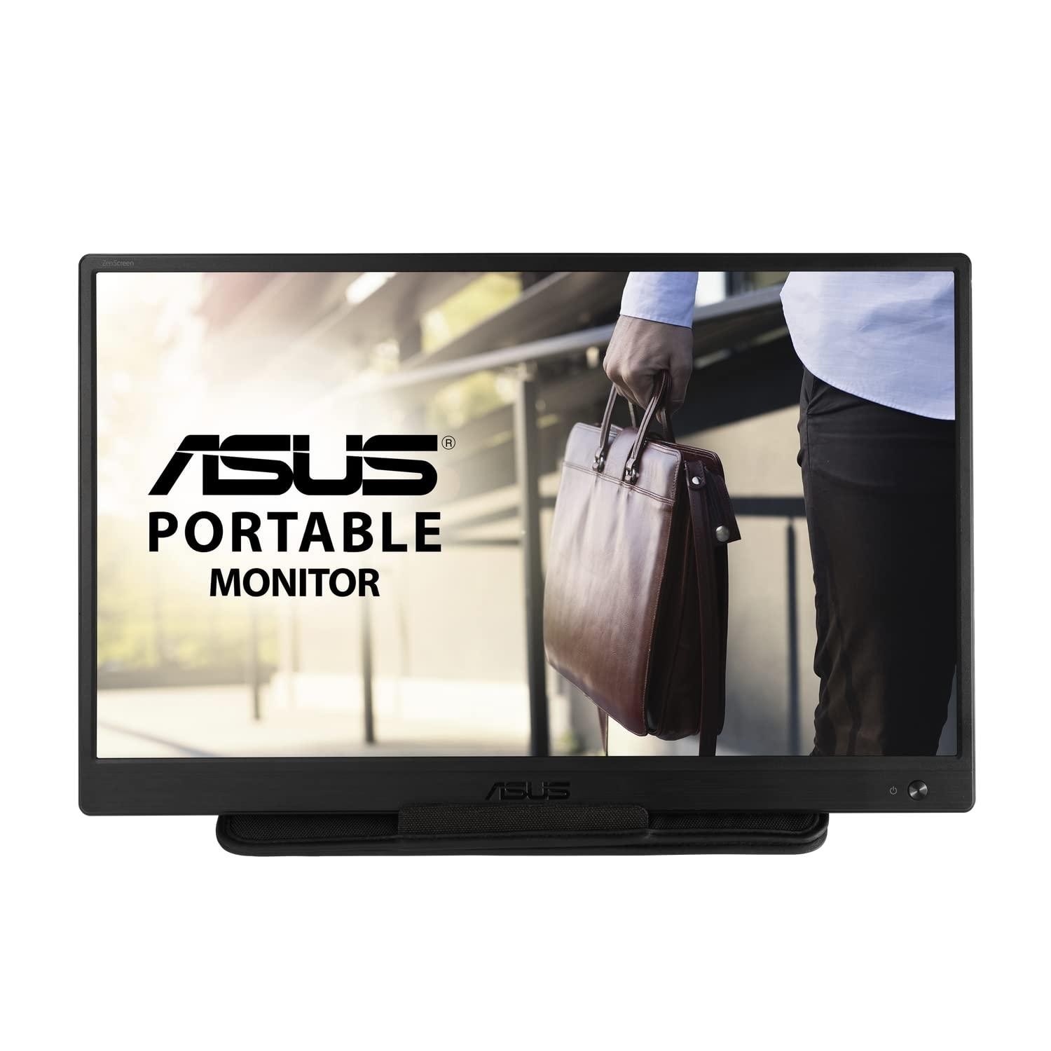 Монітор ASUS ZenScreen MB165B 15.6 дюймів Портативний USB HD Чорний, фото №2