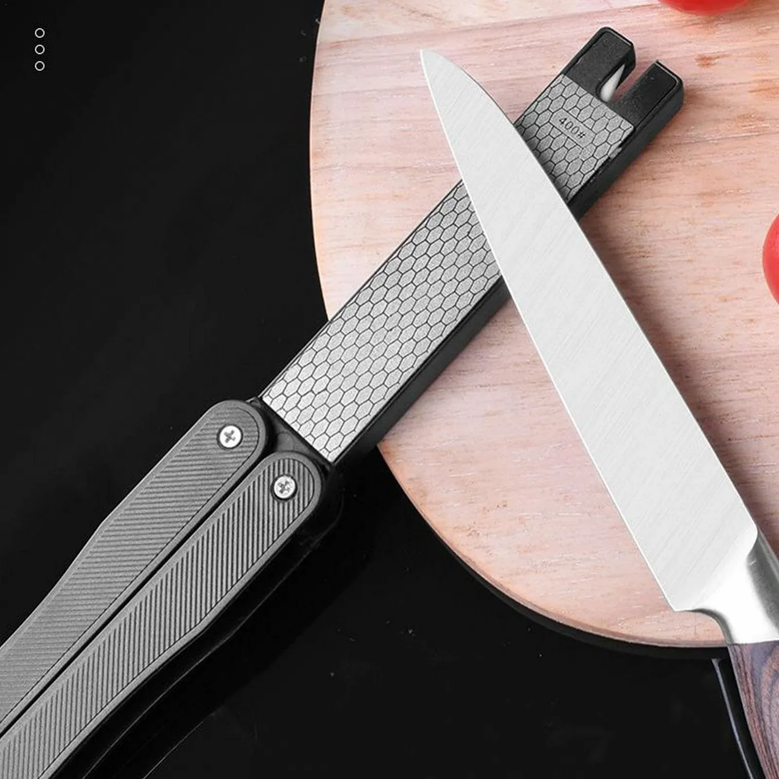 Точило двостороння складана Diafold алмазна 400/600 грит напилок для заточування ножів, фото №5