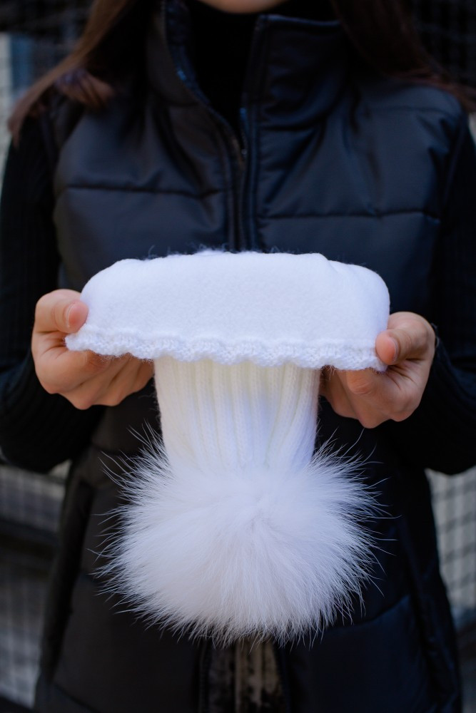 Зимова Шапка Without General Logo White, фото №7 Зимова Шапка Without General Logo White, фото №7