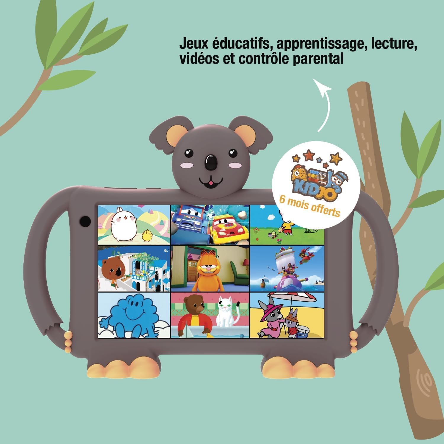 Планшет 7" Logicom 7 2/16 ГБ Android 13 3000mAh Чорний, фото №4